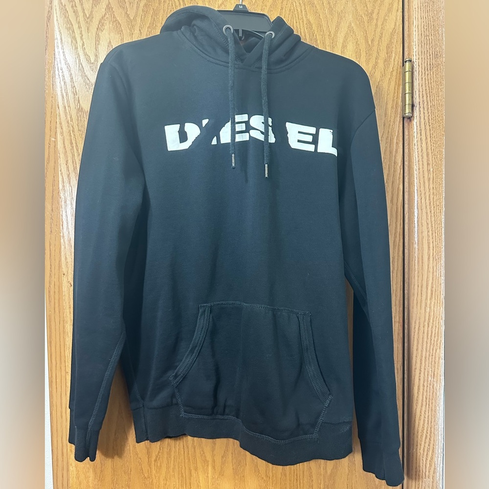 Diesel Black Hoodie for Men